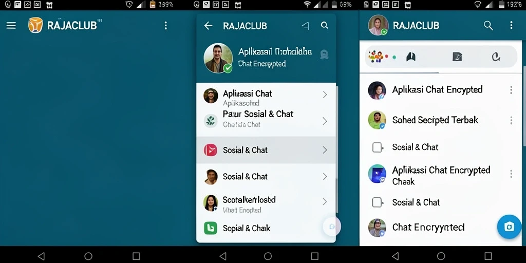 Tampilan antarmuka RAJACLUB yang modern dan intuitif.